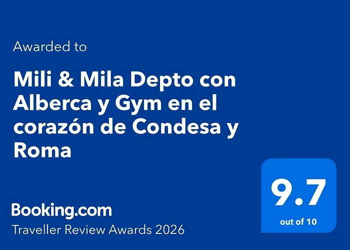 Mili & Mila Depto Con Alberca Y Gym En El Corazon De Condesa Y Roma * Mexico City